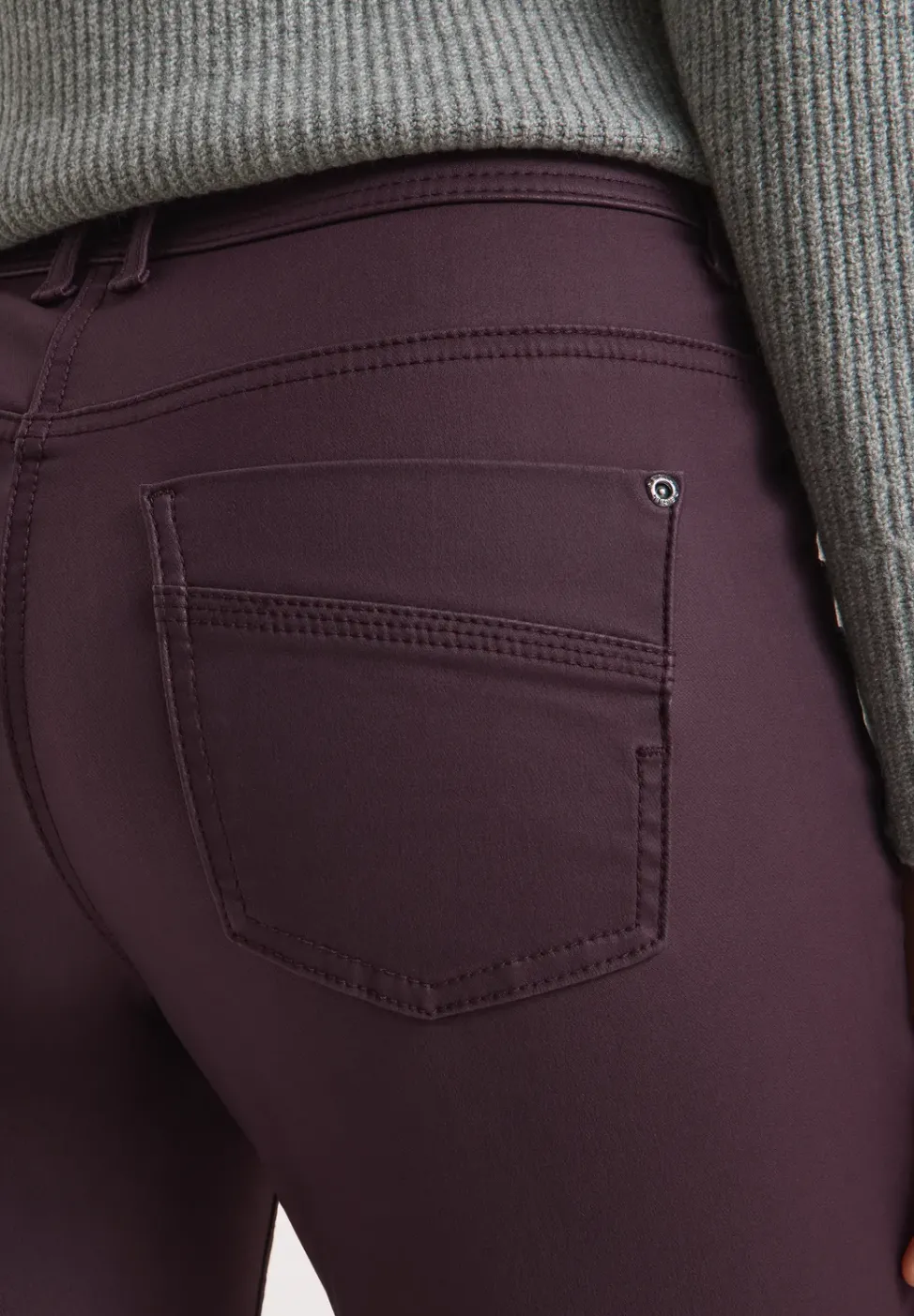 Hose im Leder-Look