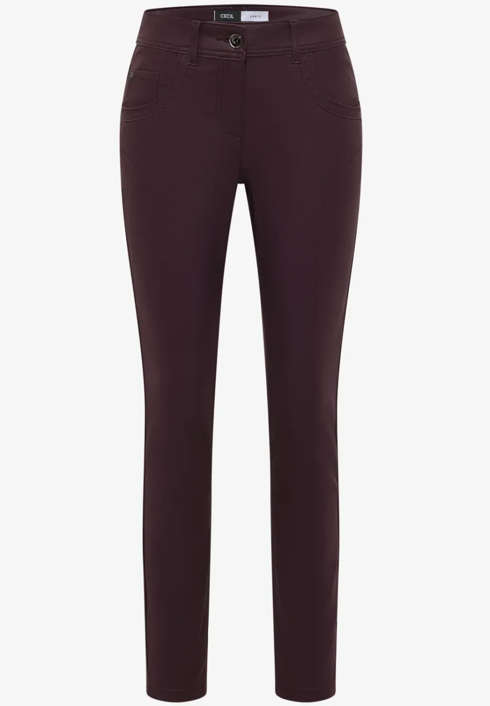 Hose im Leder-Look
