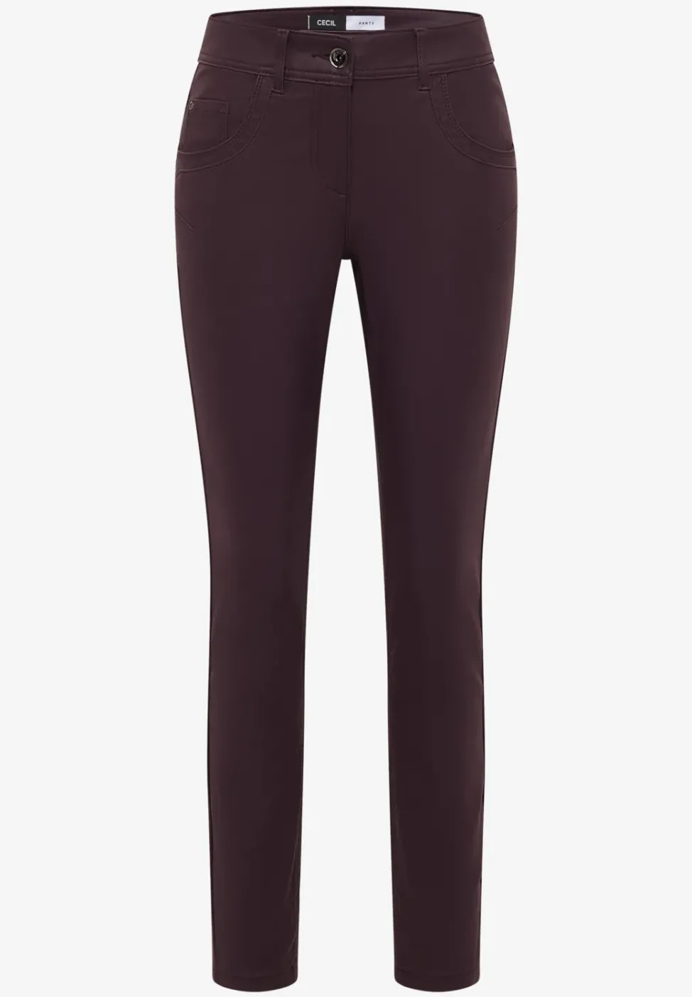 Hose im Leder-Look