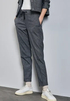 Hose im Melange-Look