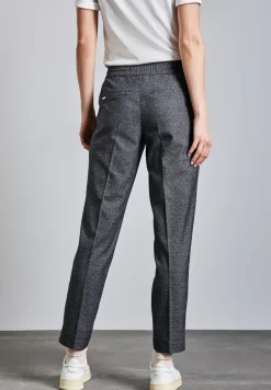 Hose im Melange-Look
