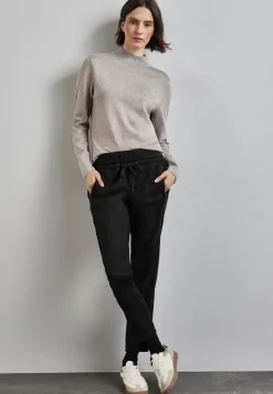 Hose im Velours-Look