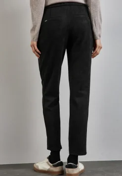 Hose im Velours-Look