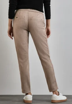 Hose im Velours-Look