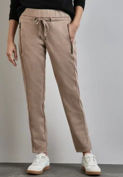 Hose im Velours-Look