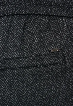 Hose im Herringbone Look
