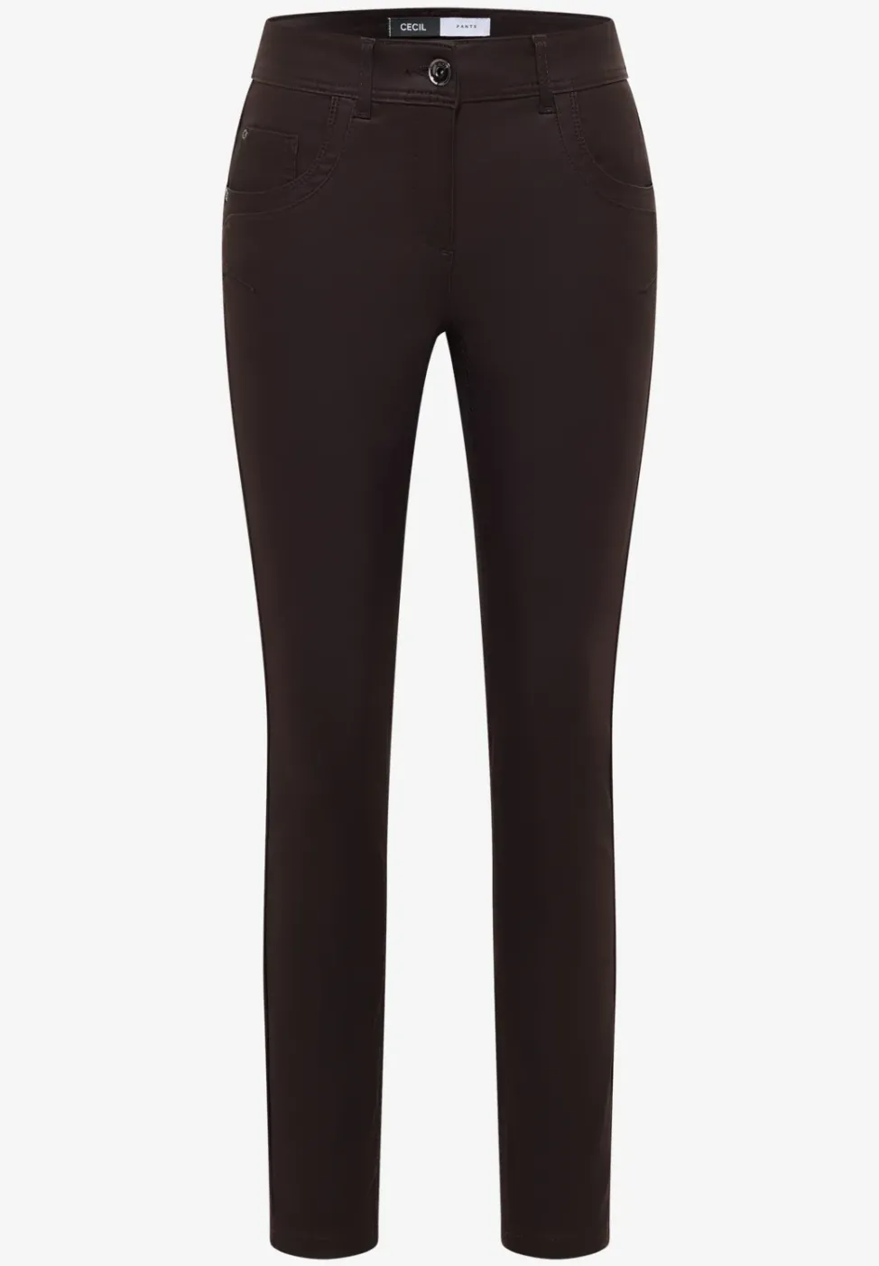 Hose im Leder-Look