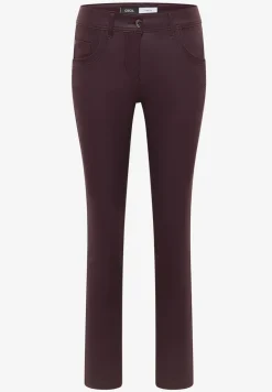 Hose im Leder-Look