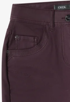 Hose im Leder-Look