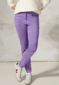 Hose im Velvet-Look