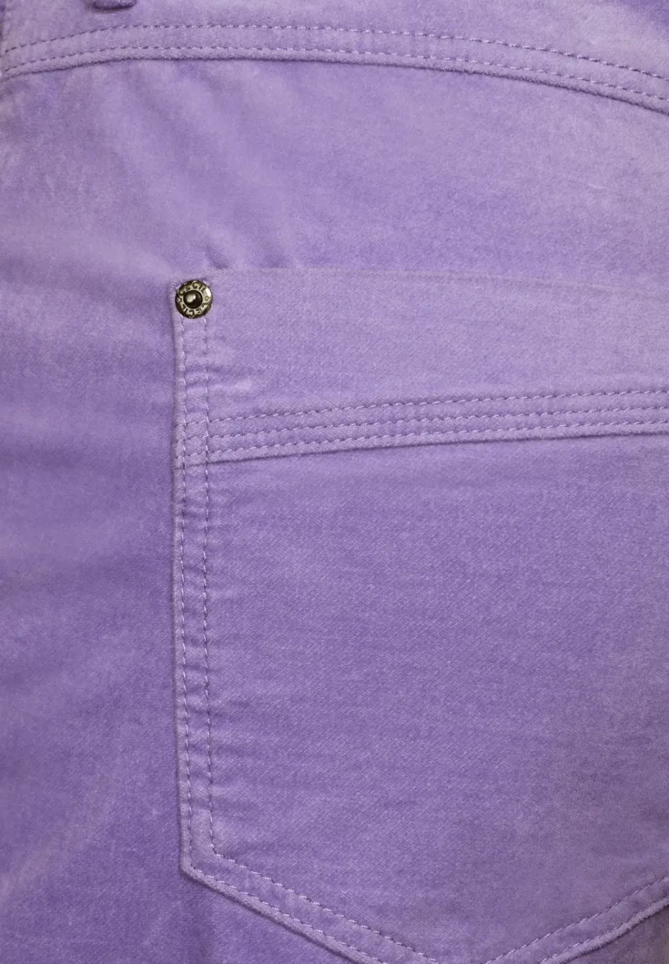 Hose im Velvet-Look