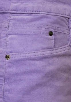 Hose im Velvet-Look