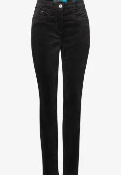 Hose im Velvet-Look