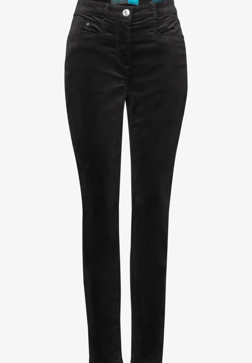 Hose im Velvet-Look