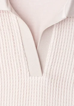 2-in-1 Mesh-Poloshirt mit Kurzarm