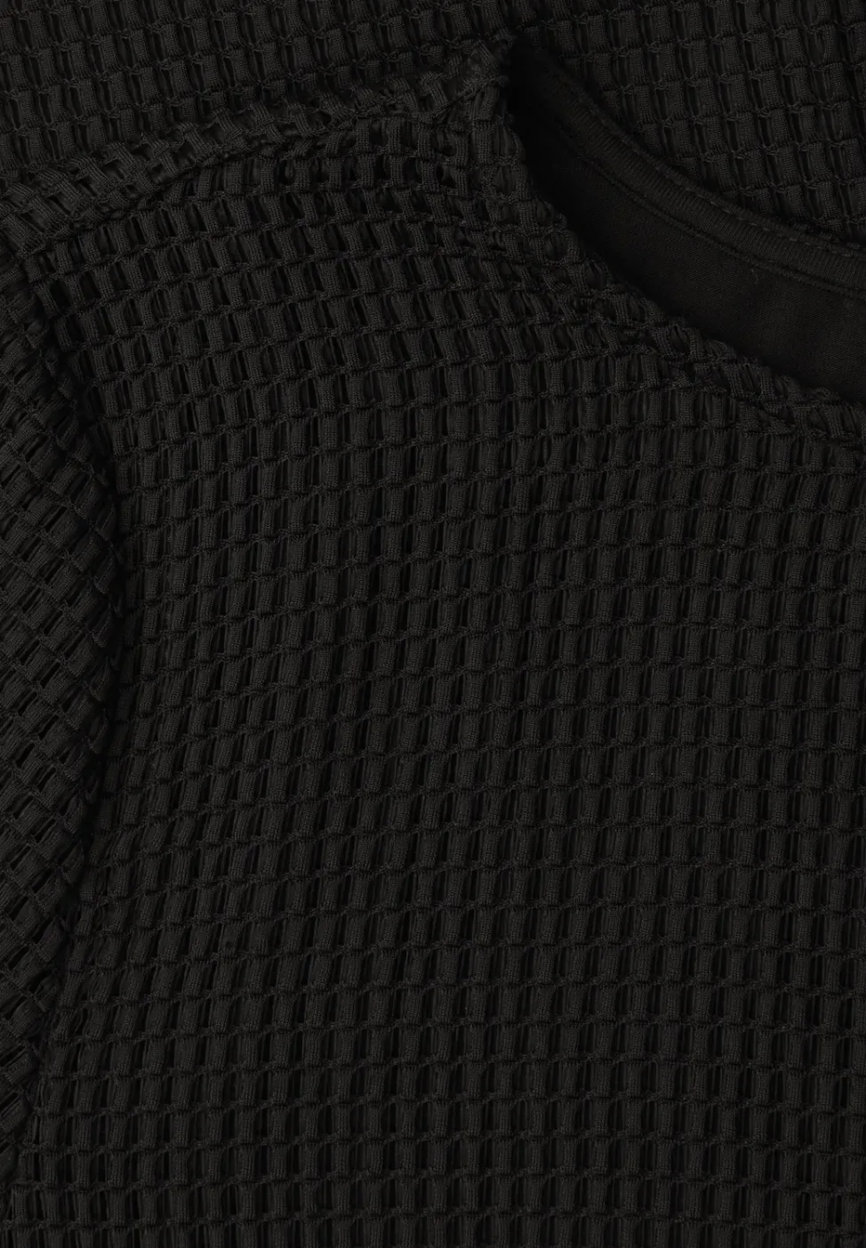 2-in-1 Shirt aus Mesh mit U-Boot-Ausschnitt