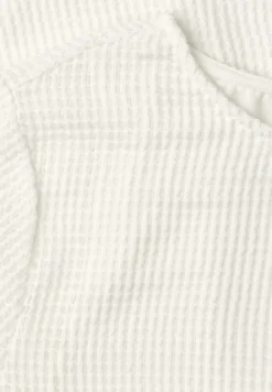 2-in-1 Shirt aus Mesh mit U-Boot-Ausschnitt