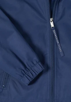 Jacke aus Baumwollmix mit Kapuze