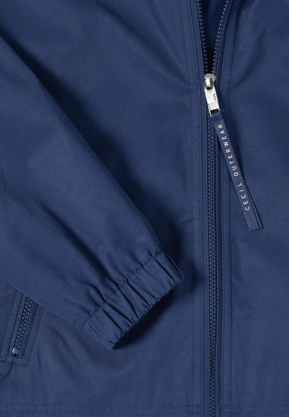 Jacke aus Baumwollmix mit Kapuze