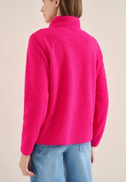 Jacke aus Teddy-Material mit Zipper