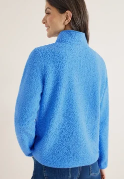 Jacke aus Teddy-Material mit Zipper