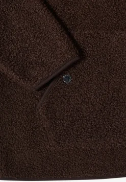 Jacke aus Teddy-Material mit Zipper