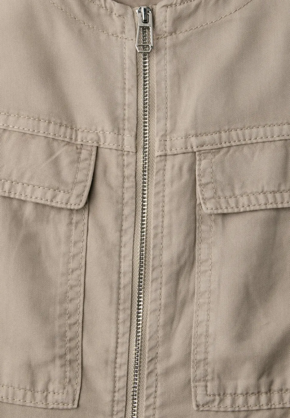 Jacke im Washed-Look mit Tunnelzug