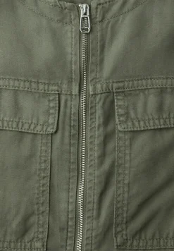 Jacke im Washed-Look mit Tunnelzug