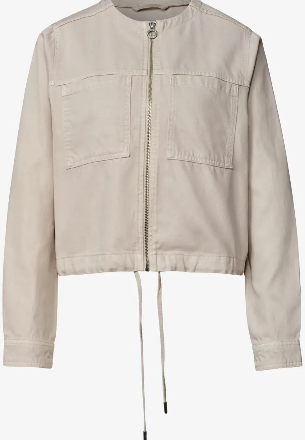 Jacke im Washed-Look mit Zipper