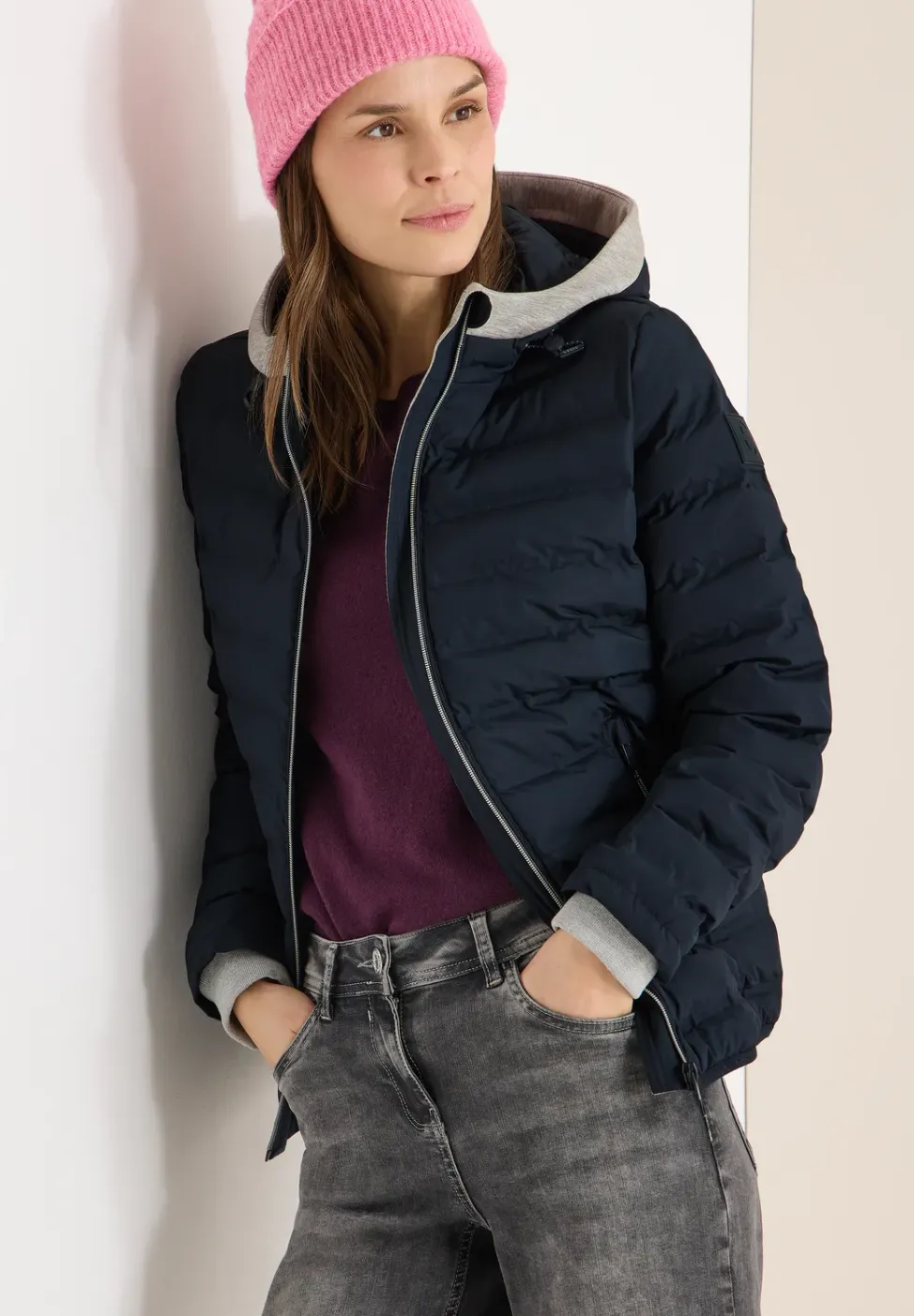 Jacke in Welded-Optik