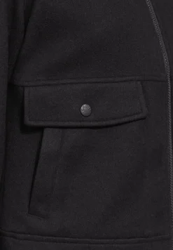 Jacke in Woll-Optik