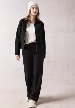 Jacke in Woll-Optik