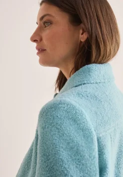 Jacke in Woll-Optik