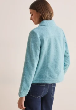 Jacke in Woll-Optik