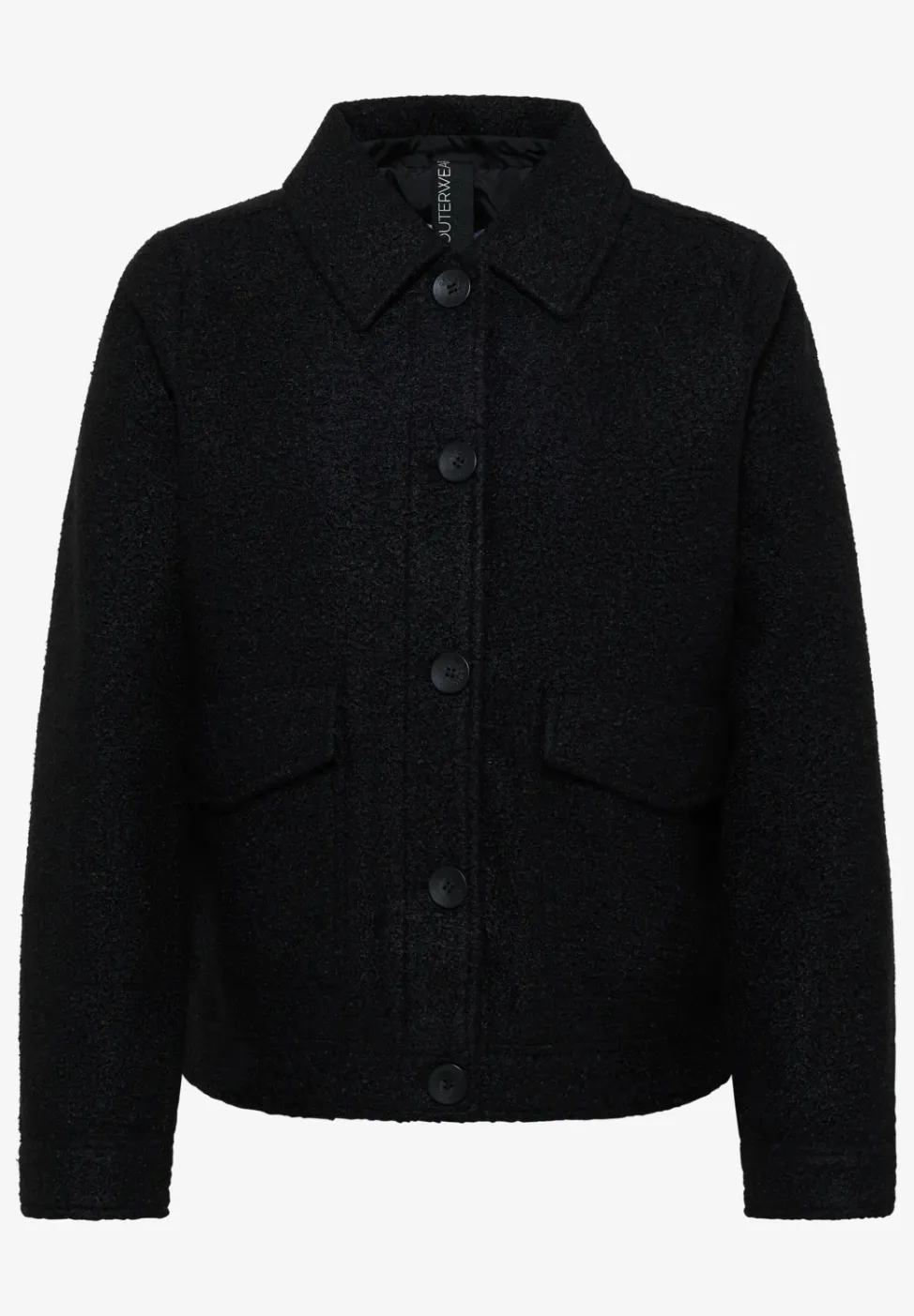 Jacke in Wolloptik