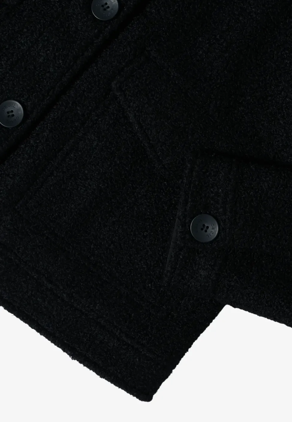 Jacke in Wolloptik