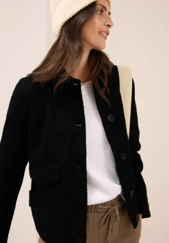 Jacke in Wolloptik