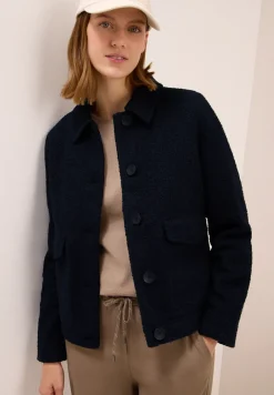 Jacke in Wolloptik