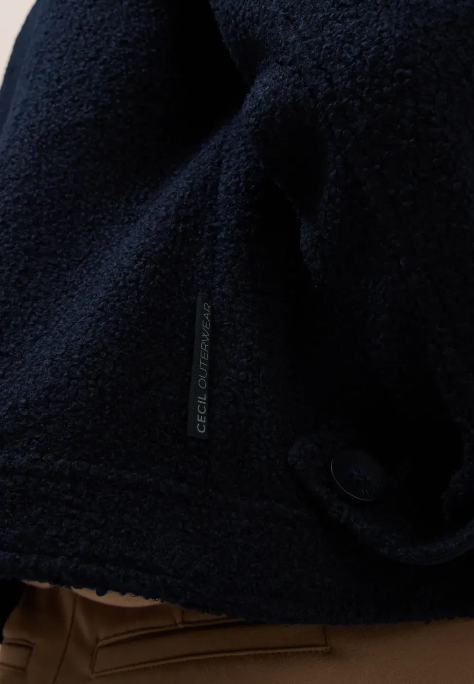 Jacke in Wolloptik