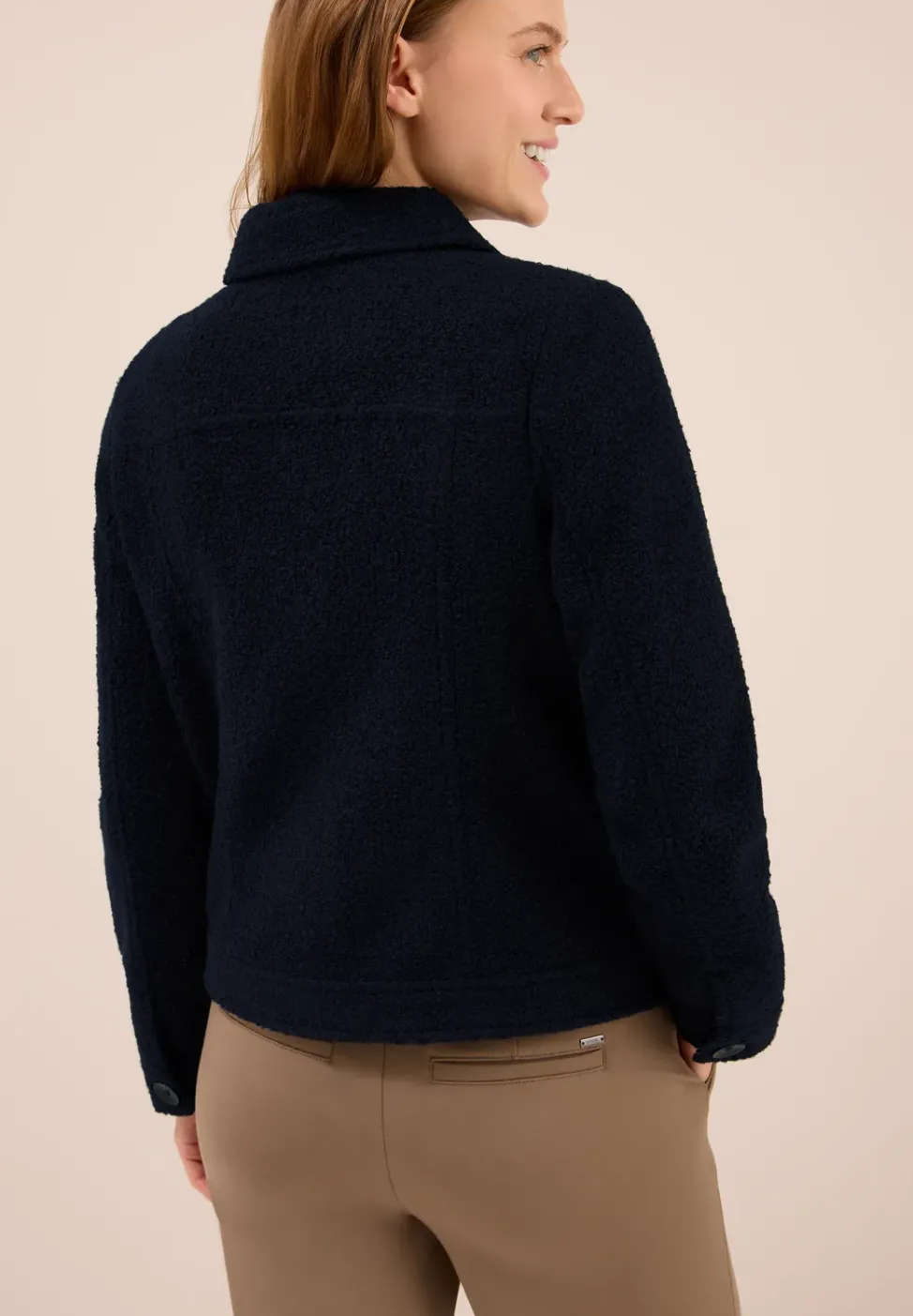 Jacke in Wolloptik