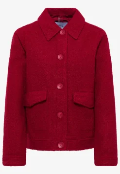 Jacke in Wolloptik