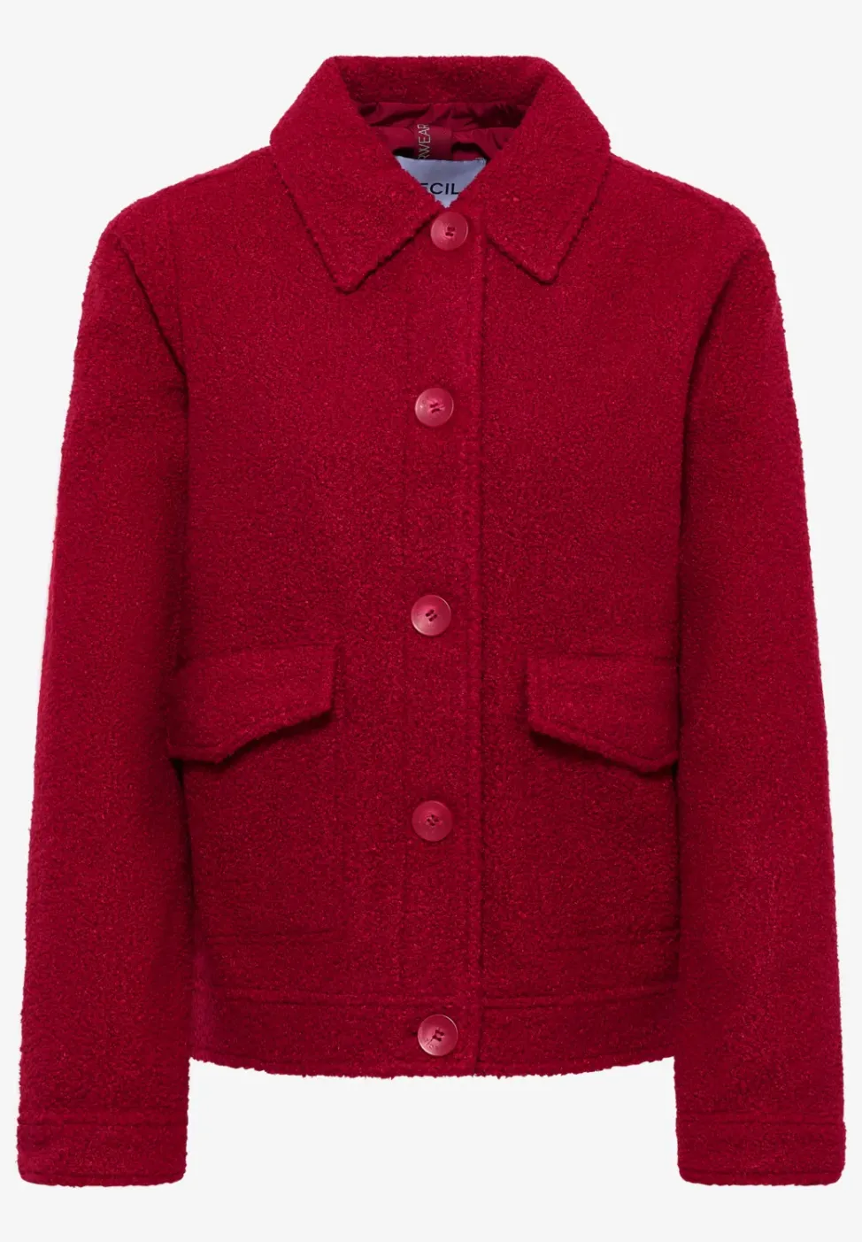 Jacke in Wolloptik