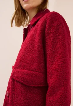 Jacke in Wolloptik