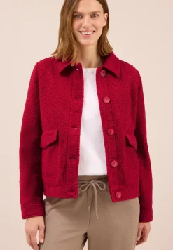 Jacke in Wolloptik