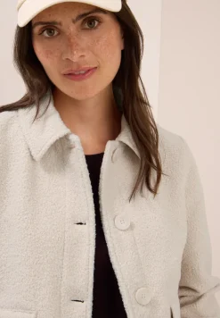 Jacke in Wolloptik