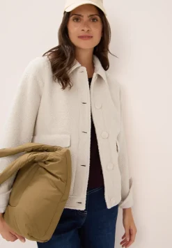 Jacke in Wolloptik