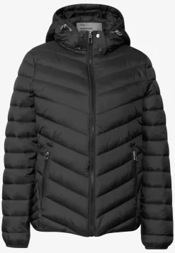 Jacke mit abnehmbarer Kapuze