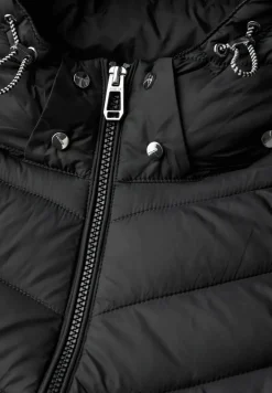 Jacke mit abnehmbarer Kapuze