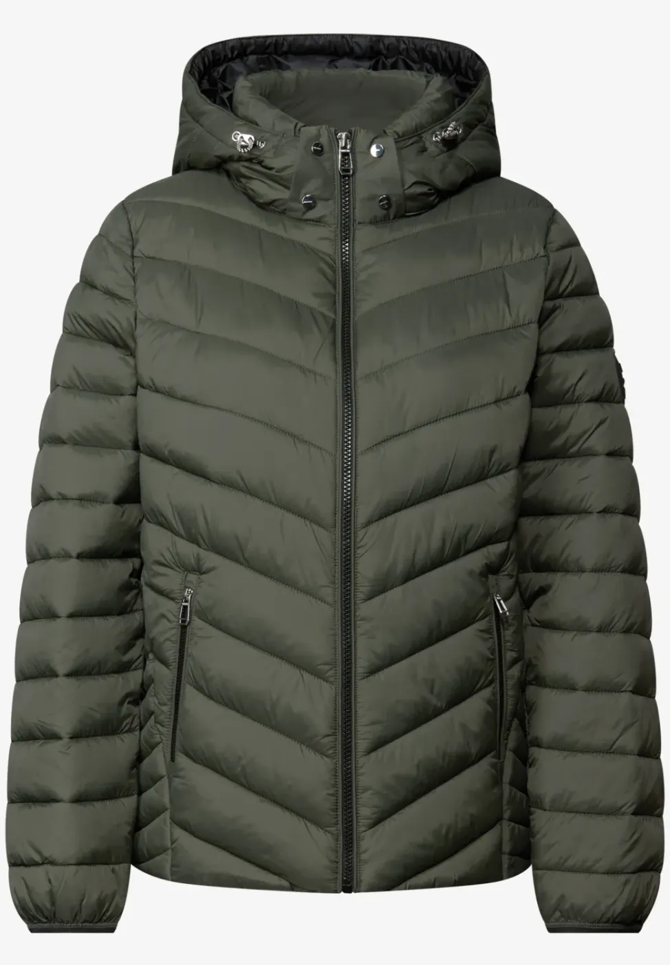 Jacke mit abnehmbarer Kapuze
