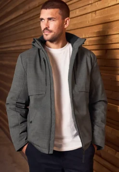 Jacke mit abnehmbarer Kapuze